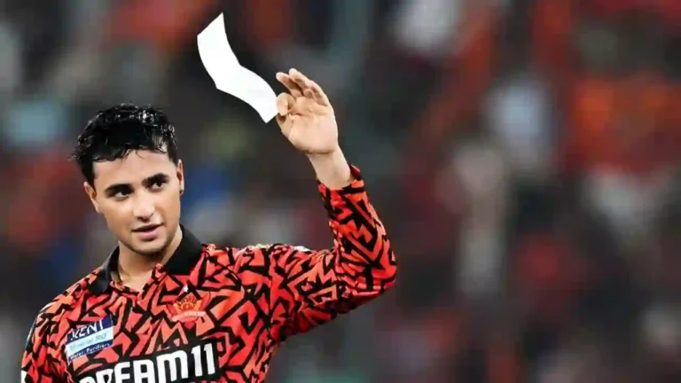 SHOCKING: SRH Vice-Captain Abhishek Sharma Fined 25% Match Fee